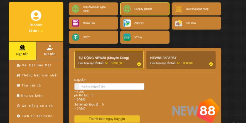 Hướng dẫn đăng ký trang cá cược nạp rút nhanh NEW88 Hướng dẫn đăng ký trang cá cược nạp rút nhanh NEW88